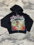 Mixed Emotion Black Angel "Rhinestone" Hoodie