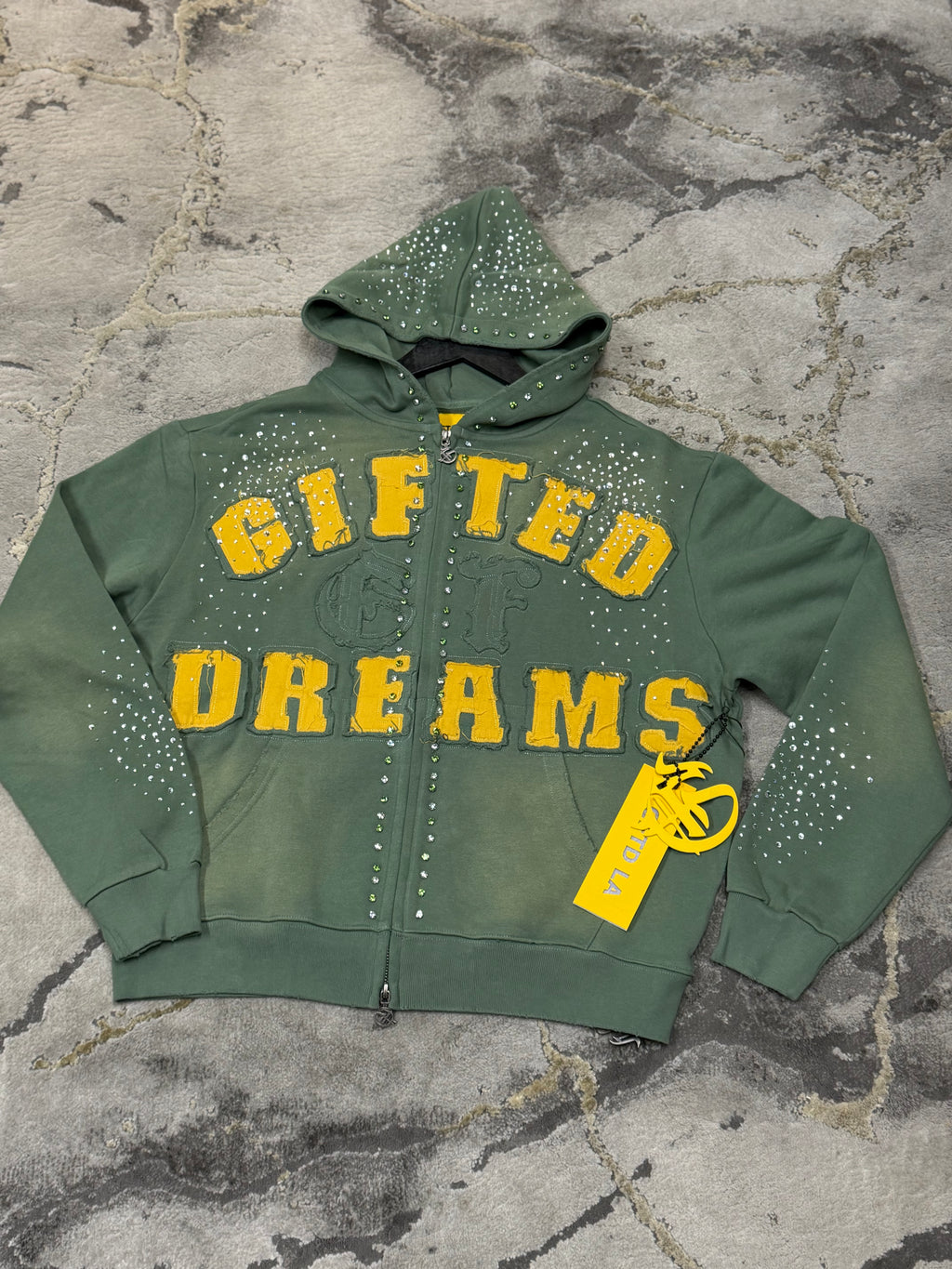 Gifted LA IVERSON HOODIE OLIVE