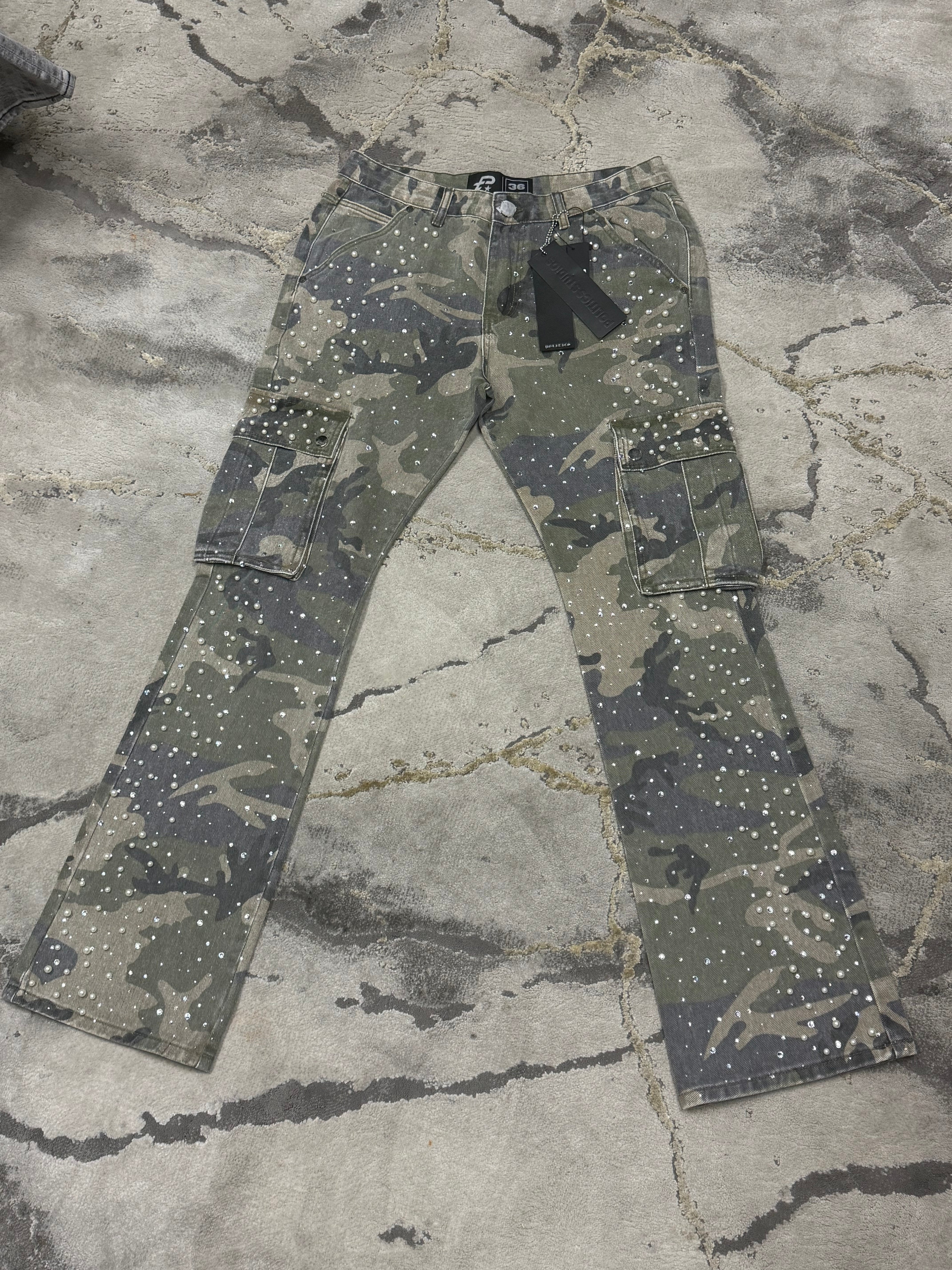 Politic Camo Pearl Cargo pants